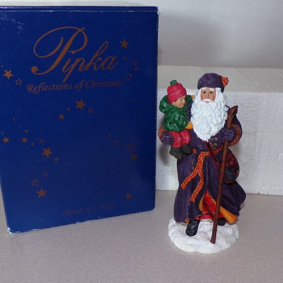 2000 Pipka Limited Edition Reflections of Christmas, Christmas Traveler Figurine - Picture 1 of 8